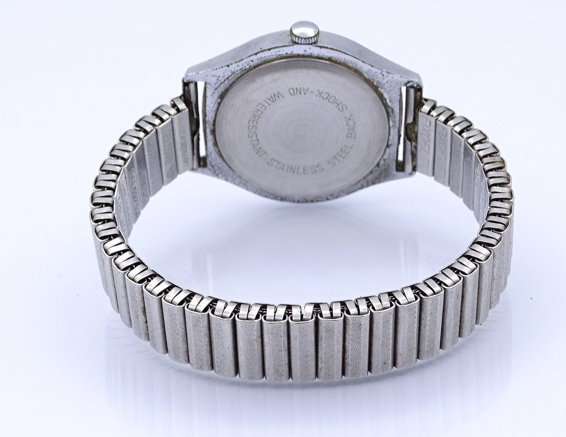 Herren Armbanduhr "Diehl", Compact, mechanisch, Werk läuft nur kurz an, D. 33mm, Alters- und Gebrau - Image 4 of 4