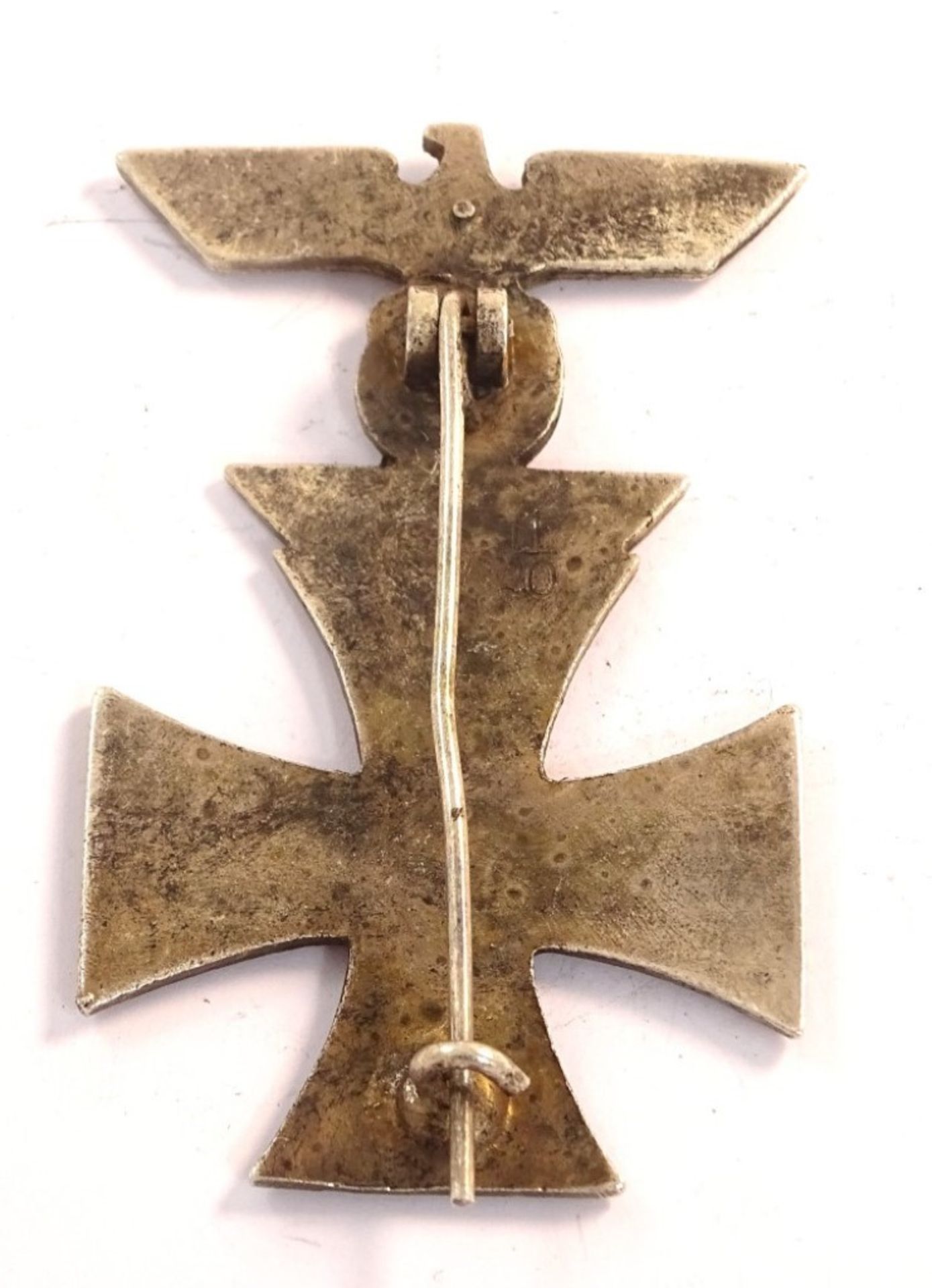 Sammlernachlass: Eisernes Kreuz 1914 1.Klasse mit Wiederholungsspange 1939 , (ungeprüft) , Maße: H. - Image 2 of 2