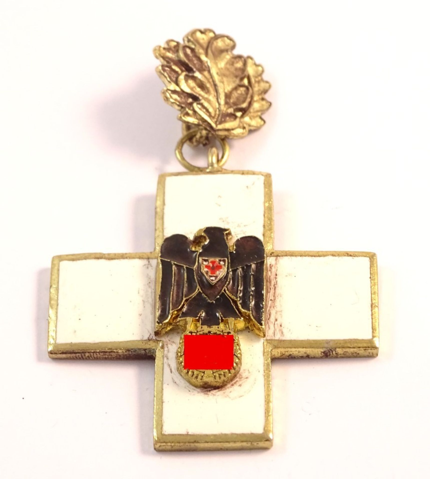 Sammlernachlass: Ehrenkreuz des Roten Kreuz mit Eichenlaub , Hersteller: DeschlerSohn ?, (ungeprüft - Image 2 of 4