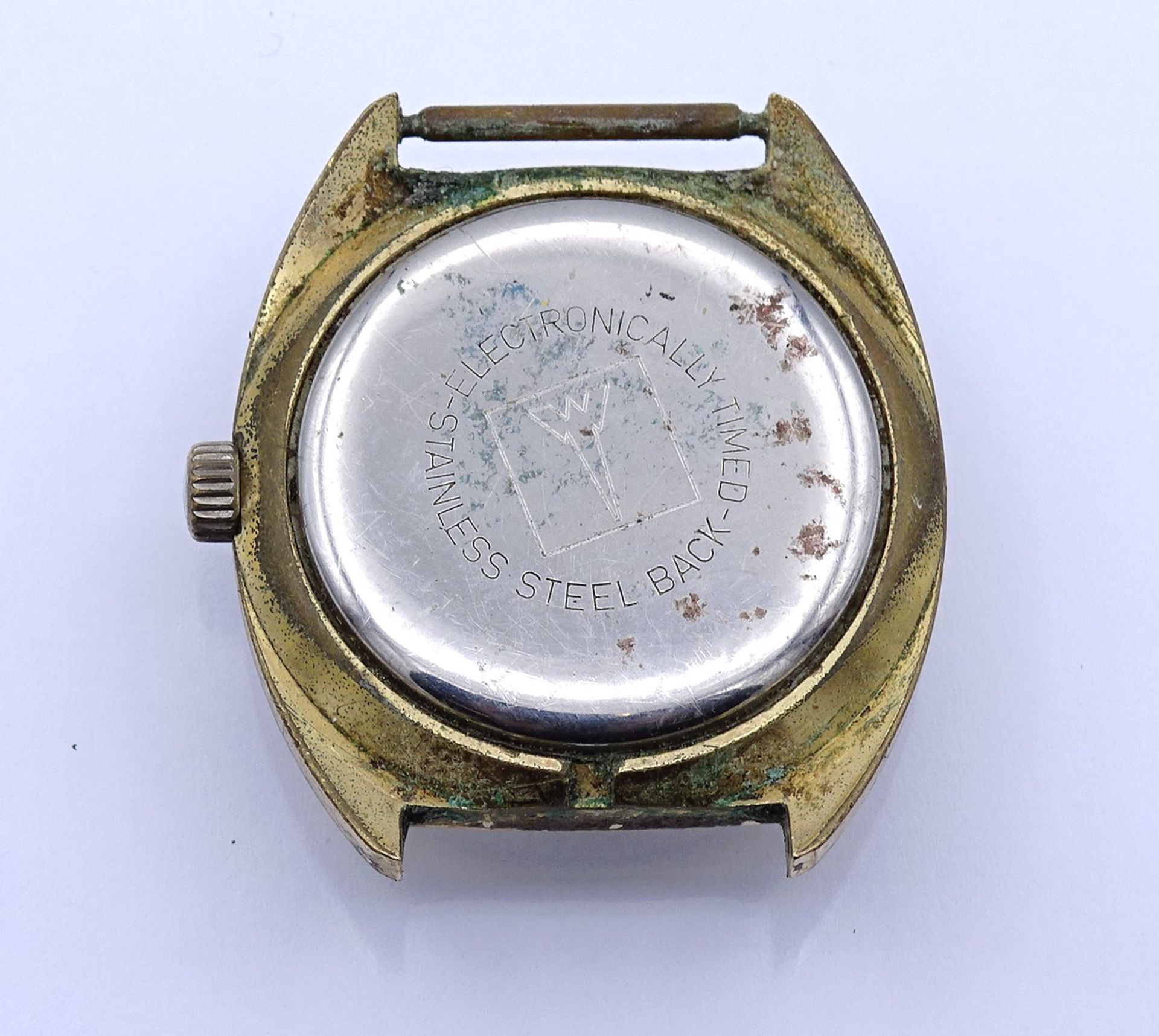 Armbanduhr " Porta" , Automatikwerk, Werk läuft , D. 34,7mm, ohne Band, Alters- und Gebrauchsspuren - Image 2 of 2