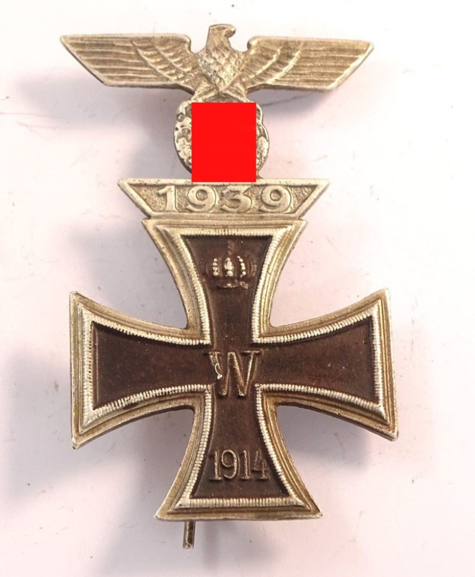 Sammlernachlass: Eisernes Kreuz 1914 1.Klasse mit Wiederholungsspange 1939 , (ungeprüft) , Maße: H.