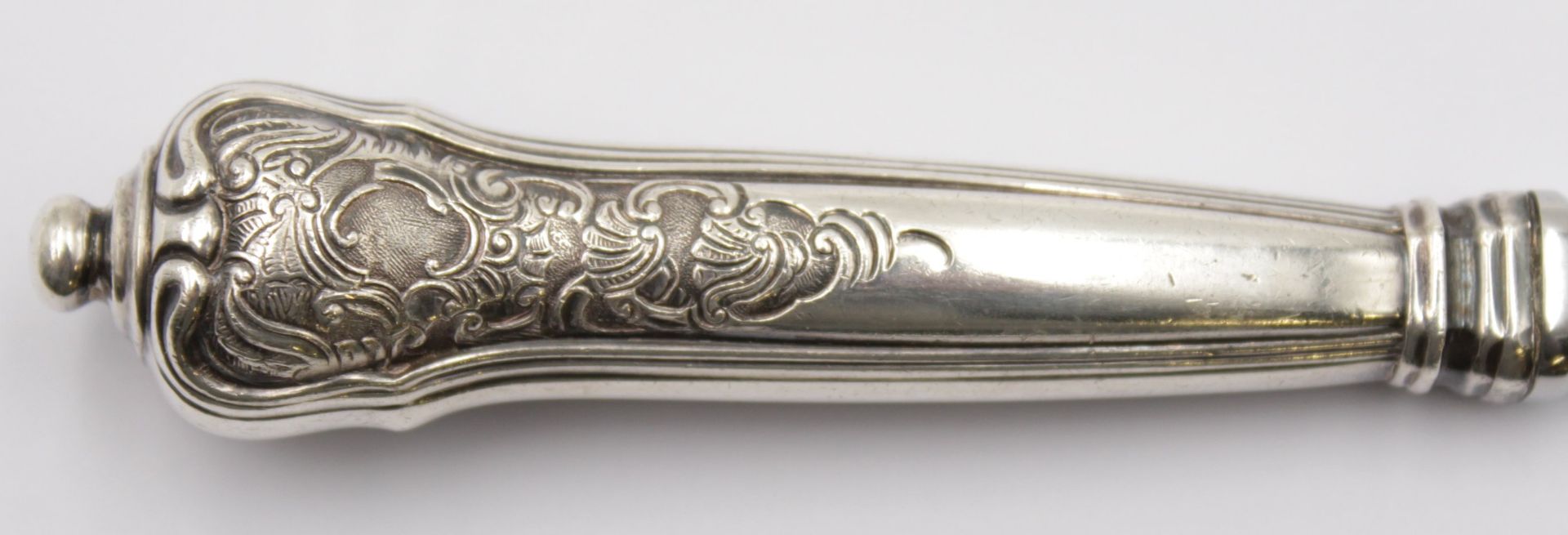 Flaschenöffner, A. Michelsen, Rosenborg, Silbergriff, L-13,2cm. - Image 2 of 4