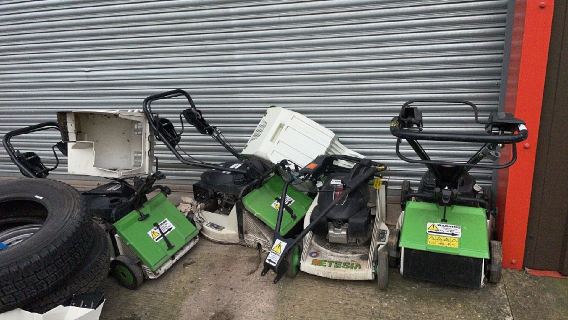 4 X ETESIA PETROL MOWERS