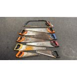 ASSORTED HAND SAWS (9 OF)