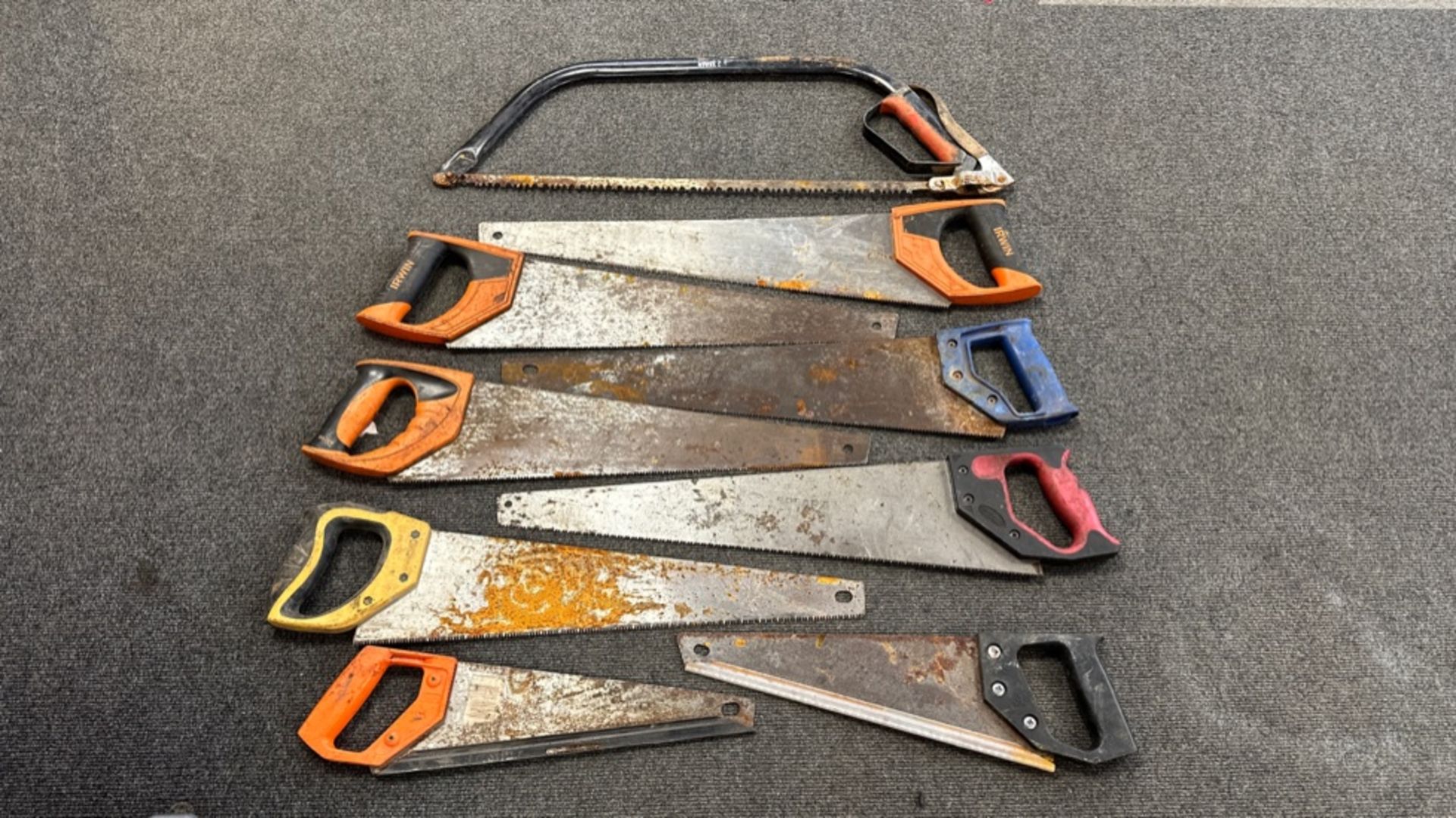 ASSORTED HAND SAWS (9 OF)