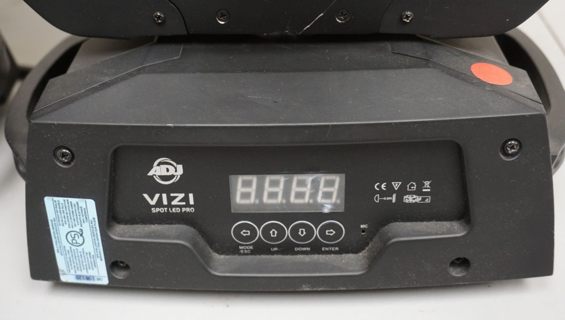 UNITS - ADJ VIZI SPOT LED PRO MOVING HEAD SPOTS - Image 2 of 3