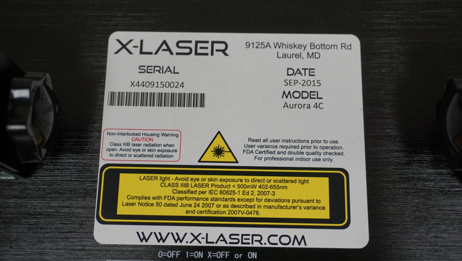X-LASER AURORA 4C (QUAD) ANIMATION EFFECTS LASER - Image 2 of 3