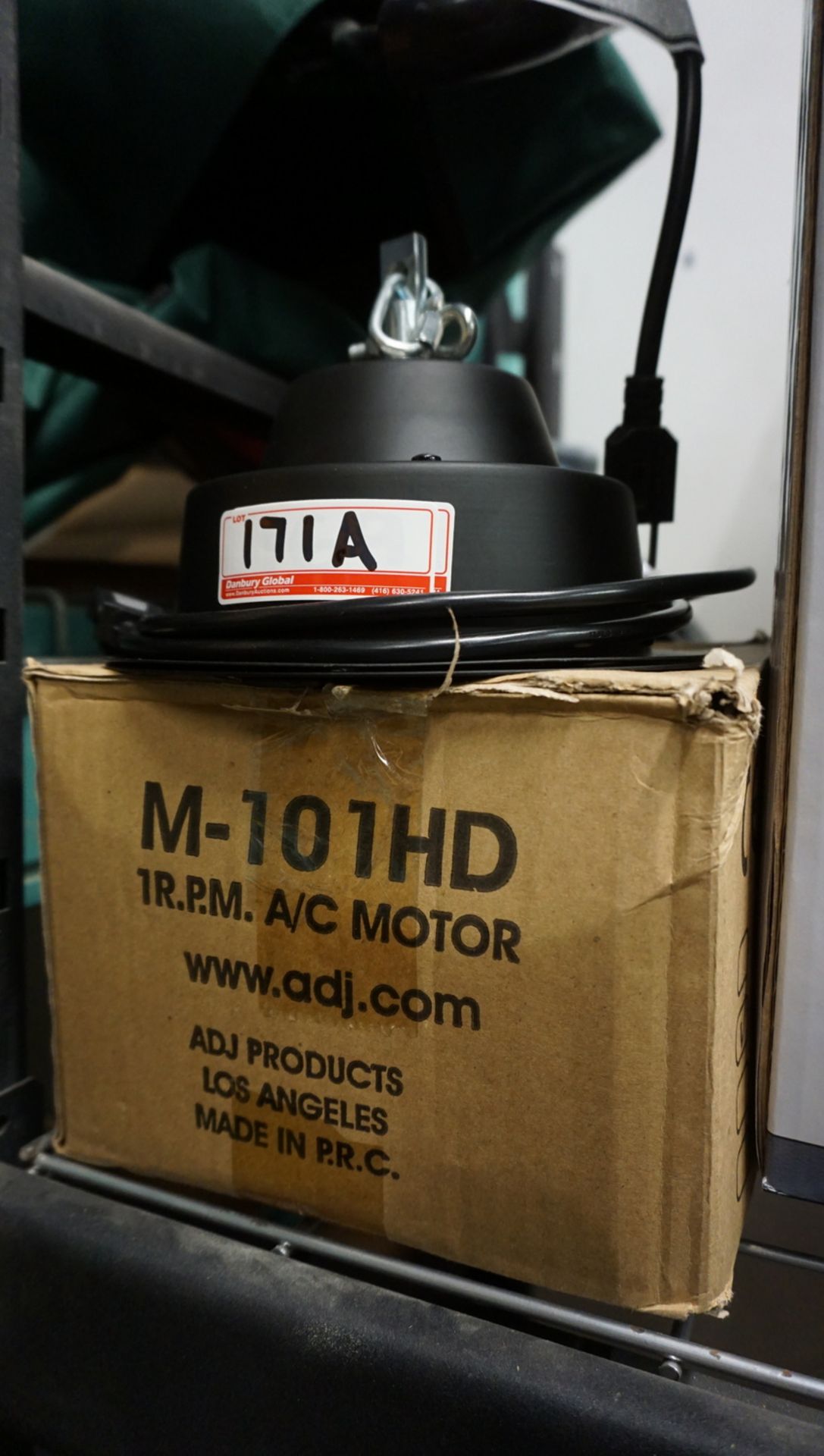 ADJ M-101HD A/C MOTOR FOR MIRROR BALL (LIKE NEW)