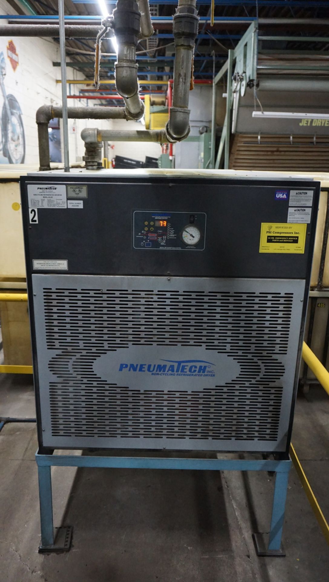 PNEUMATIC AD-235 REFRIGERATED AIR DRYER, S/N J022386 (575V/60HZ/3PH) (DELAYED PICKUP MAY 1, 2023)