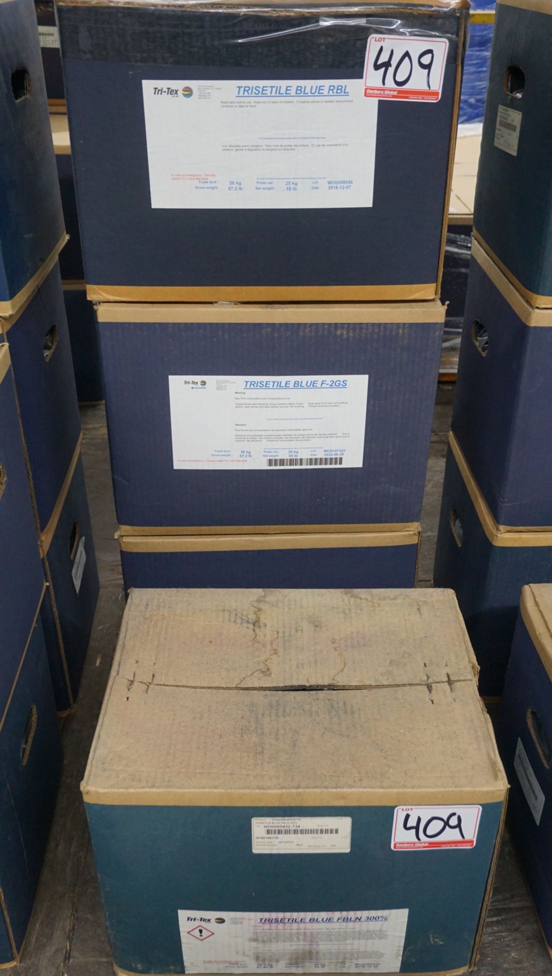 BOXES - ASSTD TRI-TEX TRISELITE BLUE RBL, F-2GS, K-F-FBL-2 300%, ETC (25KG/BOX)
