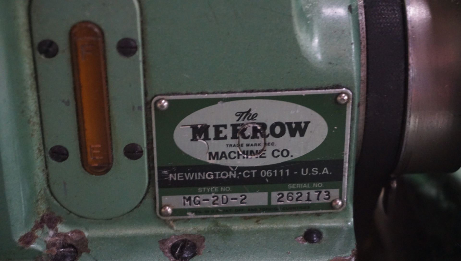 MERROW MG-2D-2 HEM SEWING MACHINE, S/N 262173(110V) - Image 2 of 2