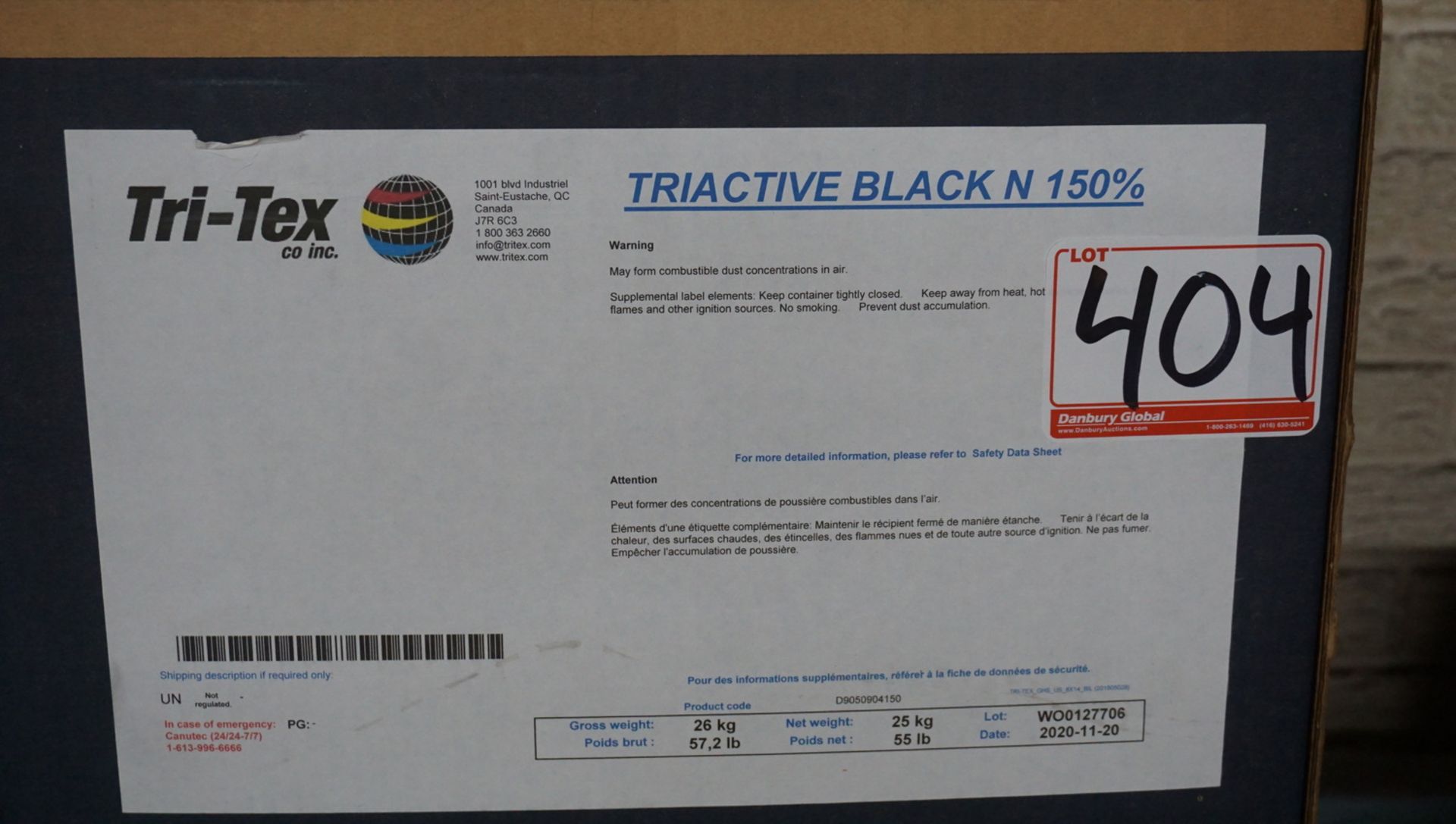 BOXES - ASSTD TRI-TEX TRIACTIVE BLK N 150%, GSP, PHL-300% ECO (TRISETILE) (25KG/BOX) - Image 4 of 5