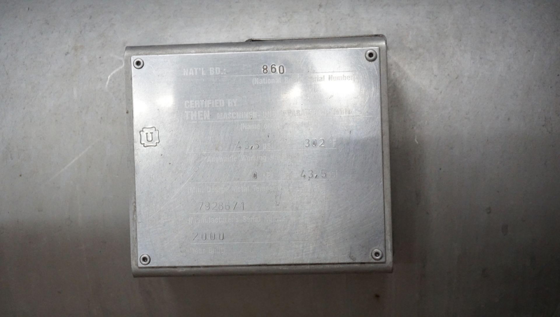THEN JET DYE MACHINE MODEL AIR FLOW AFS-900 W/ 4-DYE BATHS. 900KGS CAP, THEN AMC-E CONTROLLER, S/N - Image 9 of 9