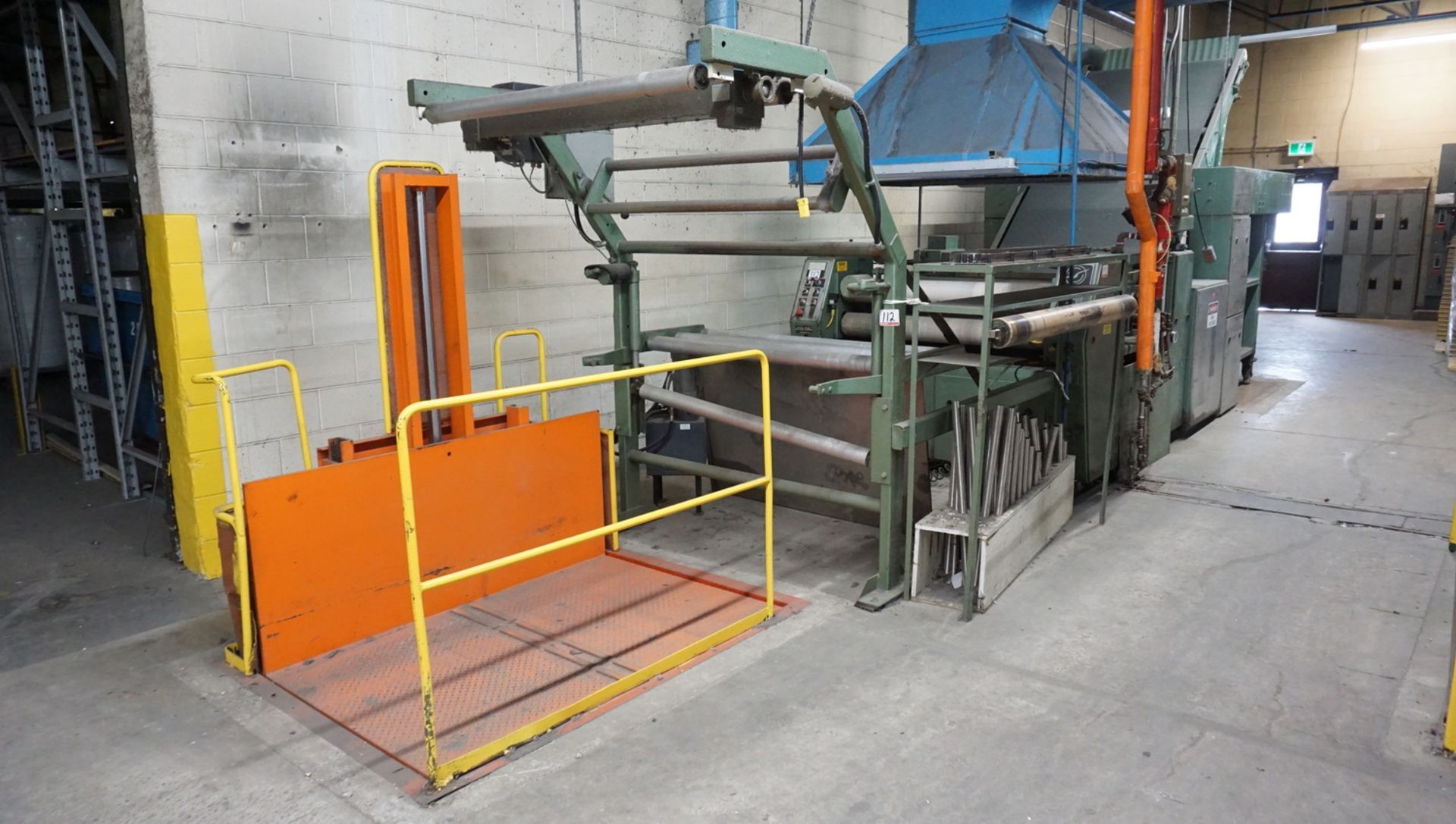 FAB-CON TUBULAR COMPACTOR (MAX WIDTH 100CM) W/ (2) RUBBER ROLLS, (2) STEAM HEATED CHAMBERS,