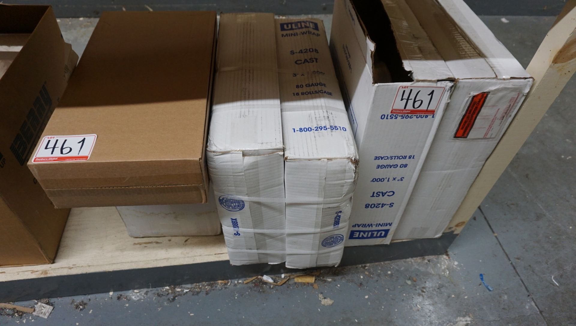 LOT - ASSTD MINI SHRINK WRAP, TAPE, & DISPENSER