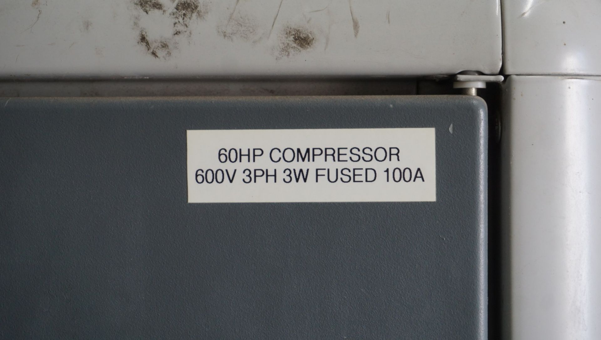 ATLAS COPYO GA45 60HP AIR COMPRESSOR, S/N AII360348 (AS IS - NOT FUNCTIONING) - Image 4 of 4