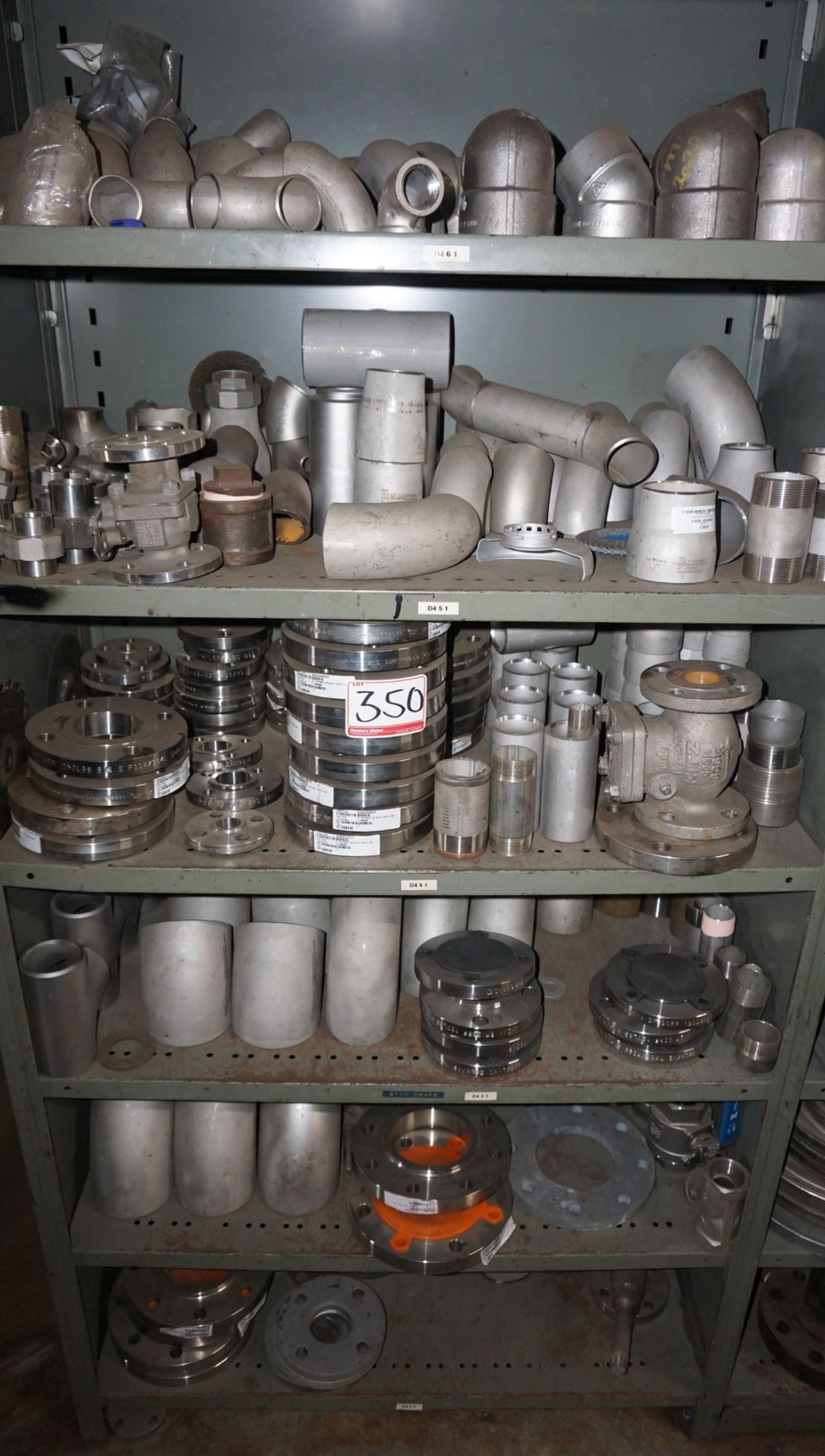 LOT - ASSTD STAINLESS STEEL FITTINGS, FLANGES, ELECTRICAL MOTORS, ETC - Image 2 of 5