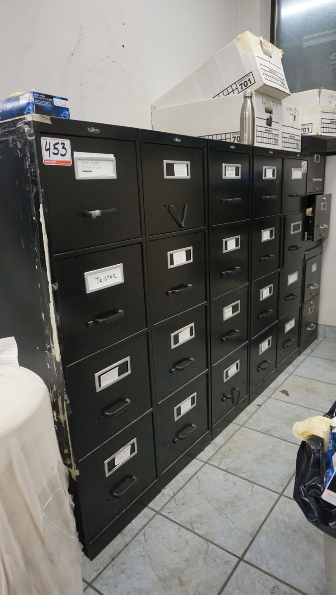 LOT - ASSTD BLACK LEGAL FILE CABINETS (29 UNITS) - Image 2 of 3