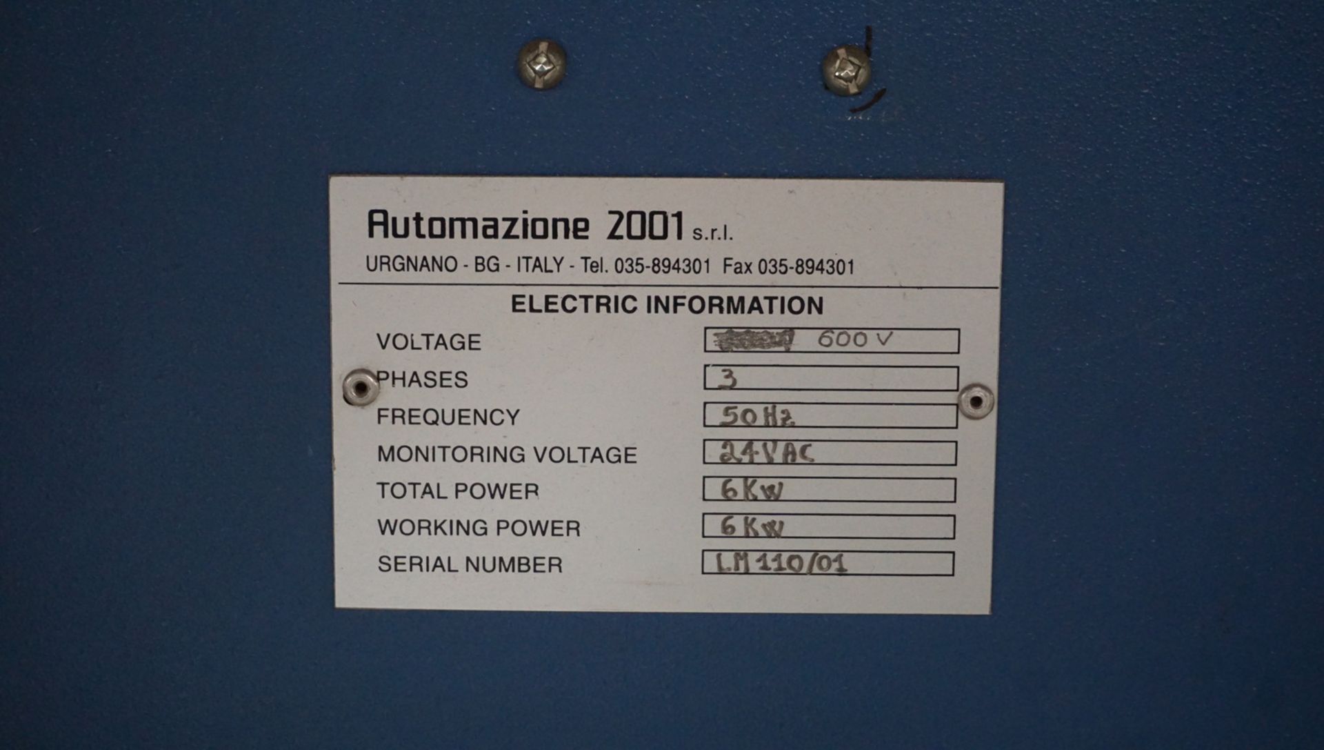 LA MECANNICA INSPECTION AND PACKING STATION, W/ LIGHT BOARD, EDGE GUIDING SYSTEM, CUTTING UNIT, SEAM - Image 9 of 9