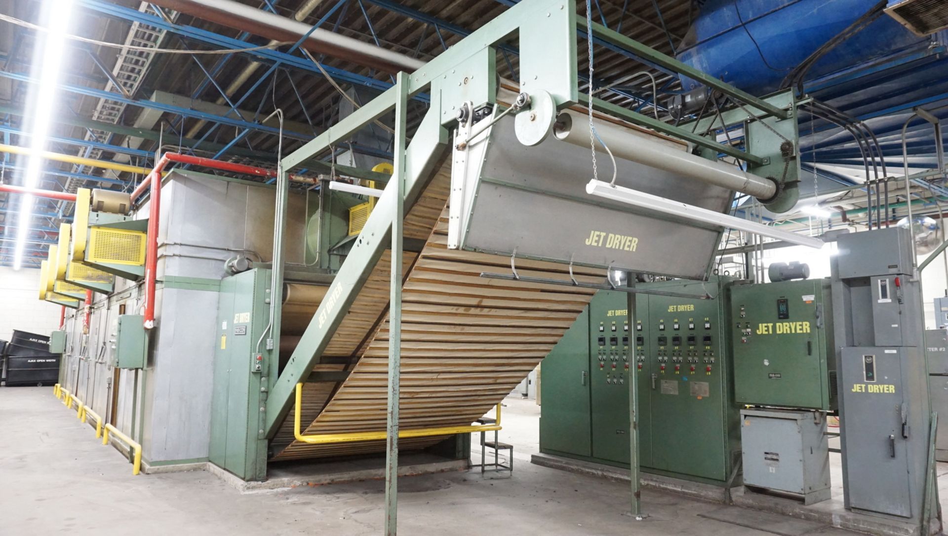 FAB-CON MODEL WHIRLWIND BELT DRYER FOR TUBULAR AND OPEN WIDTH FABRICS(MAX WIDTH 200 CMS) N/G W/ 4- - Image 6 of 10