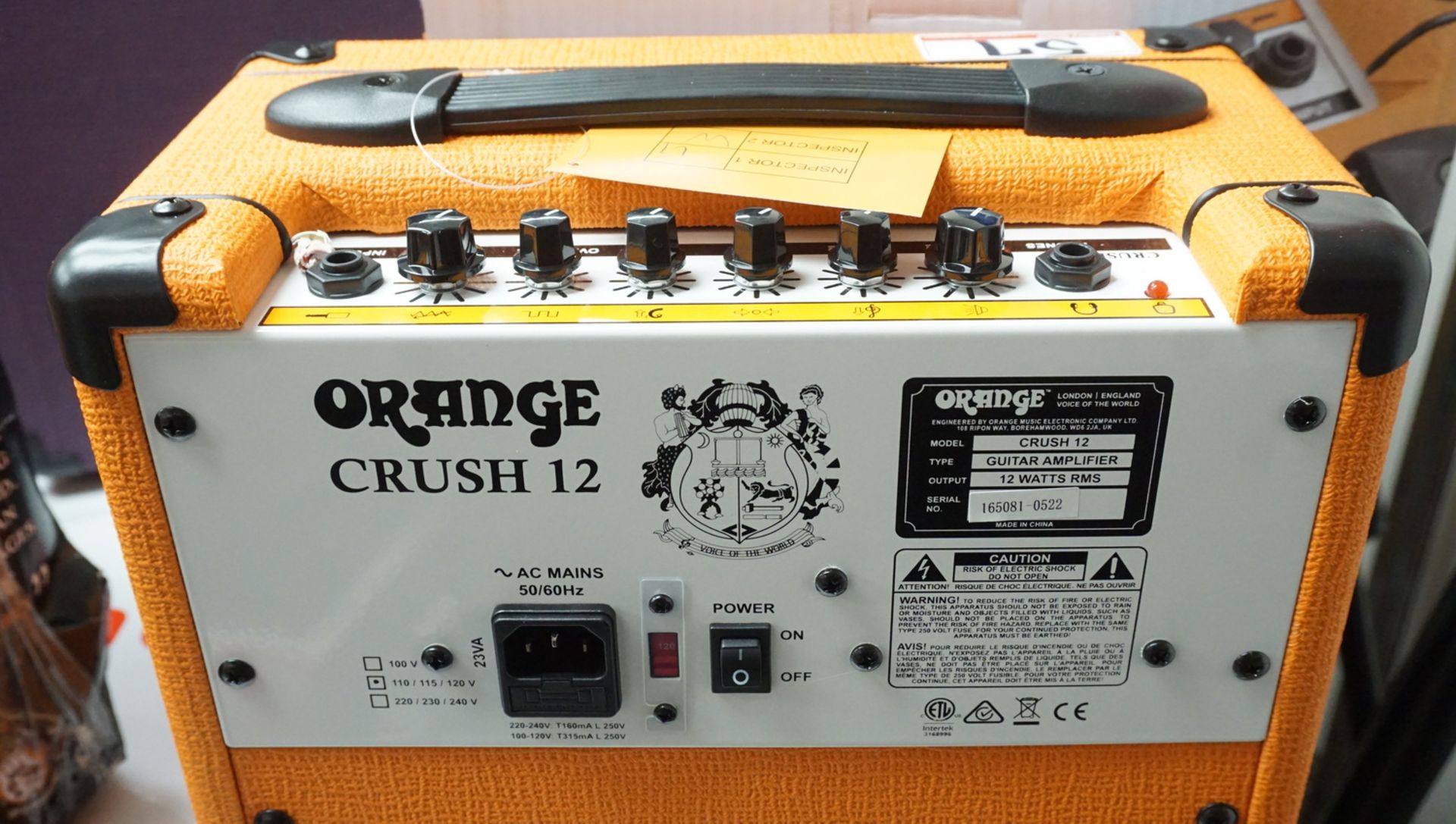 ORANGE CRUSH 12 COMBO GUITAR AMP - Image 2 of 2