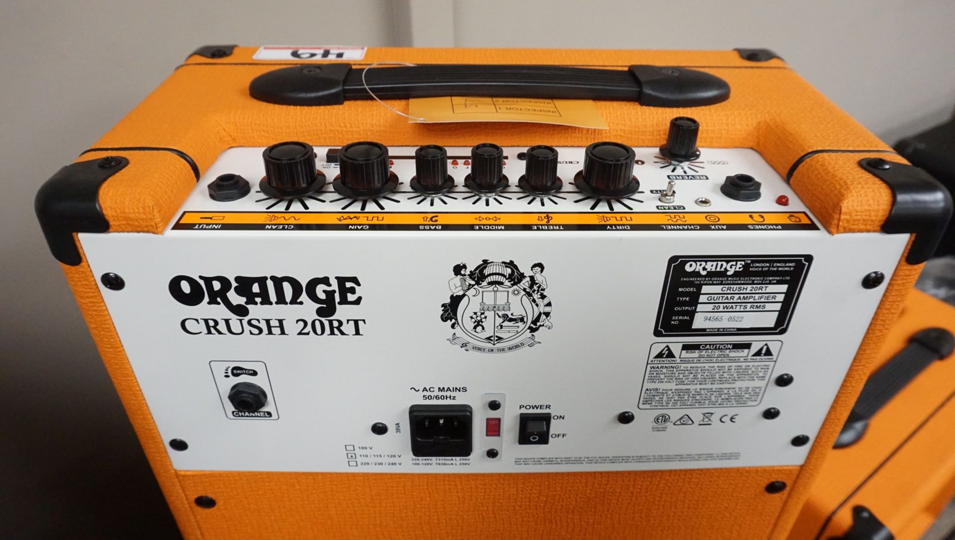 ORANGE CRUSH 20RT COMBO GUITAR AMP - Image 2 of 2