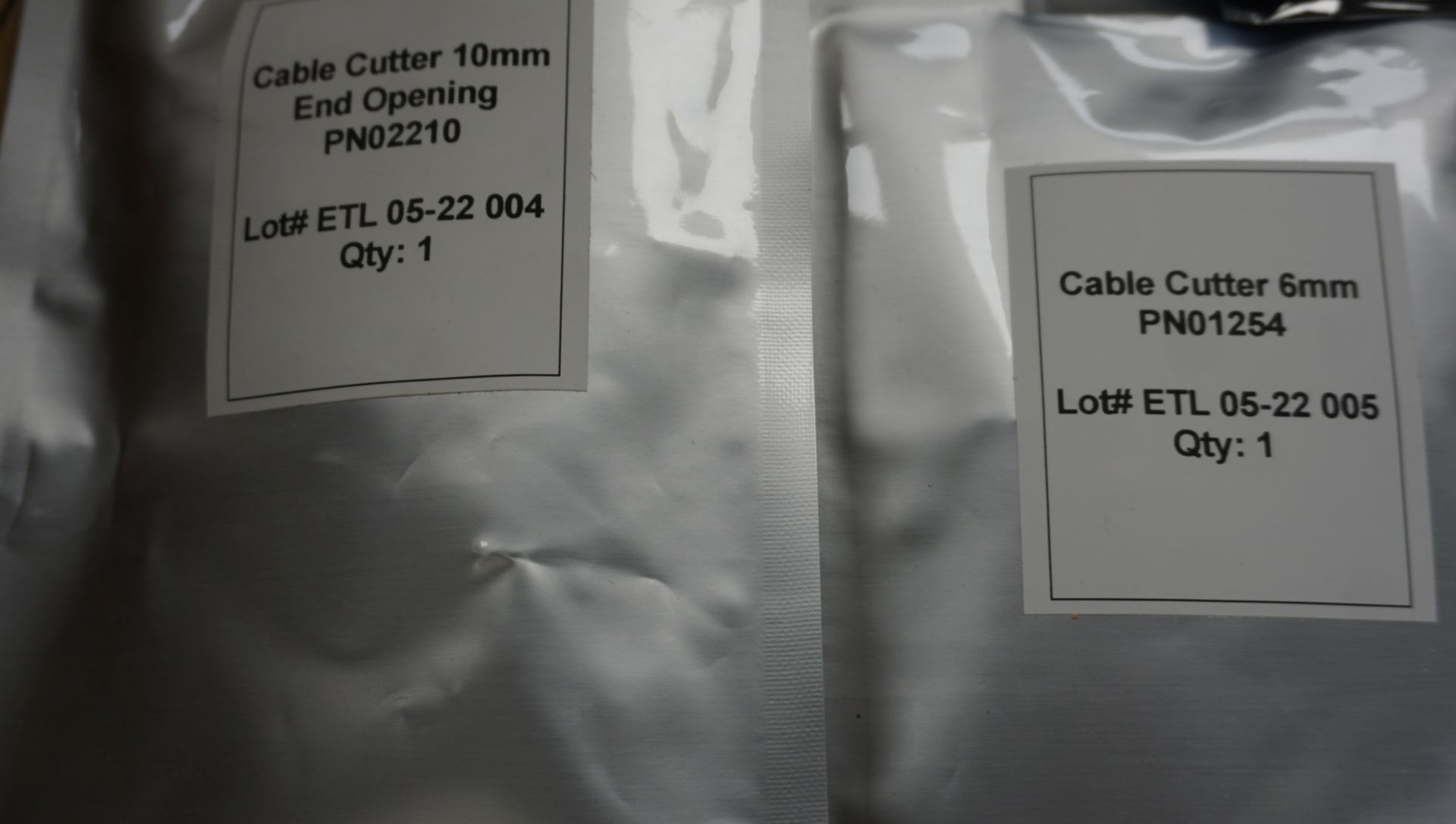 LOT - ENERGETIC (10) CABLE & (1) REEFING CUTTERS 5MM TO 10MM (TOTAL - 9 UNITS SEALED - 2 OPEN) - Image 5 of 6