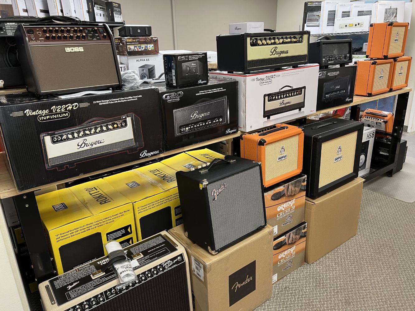 Music Gear, Electronics & Commercial Kitchen