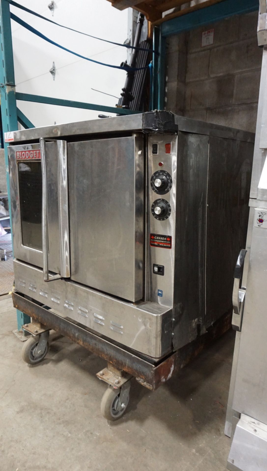 BLODGETT PORTABLE PROPANE & N/G CONVECTION OVEN - Image 2 of 3