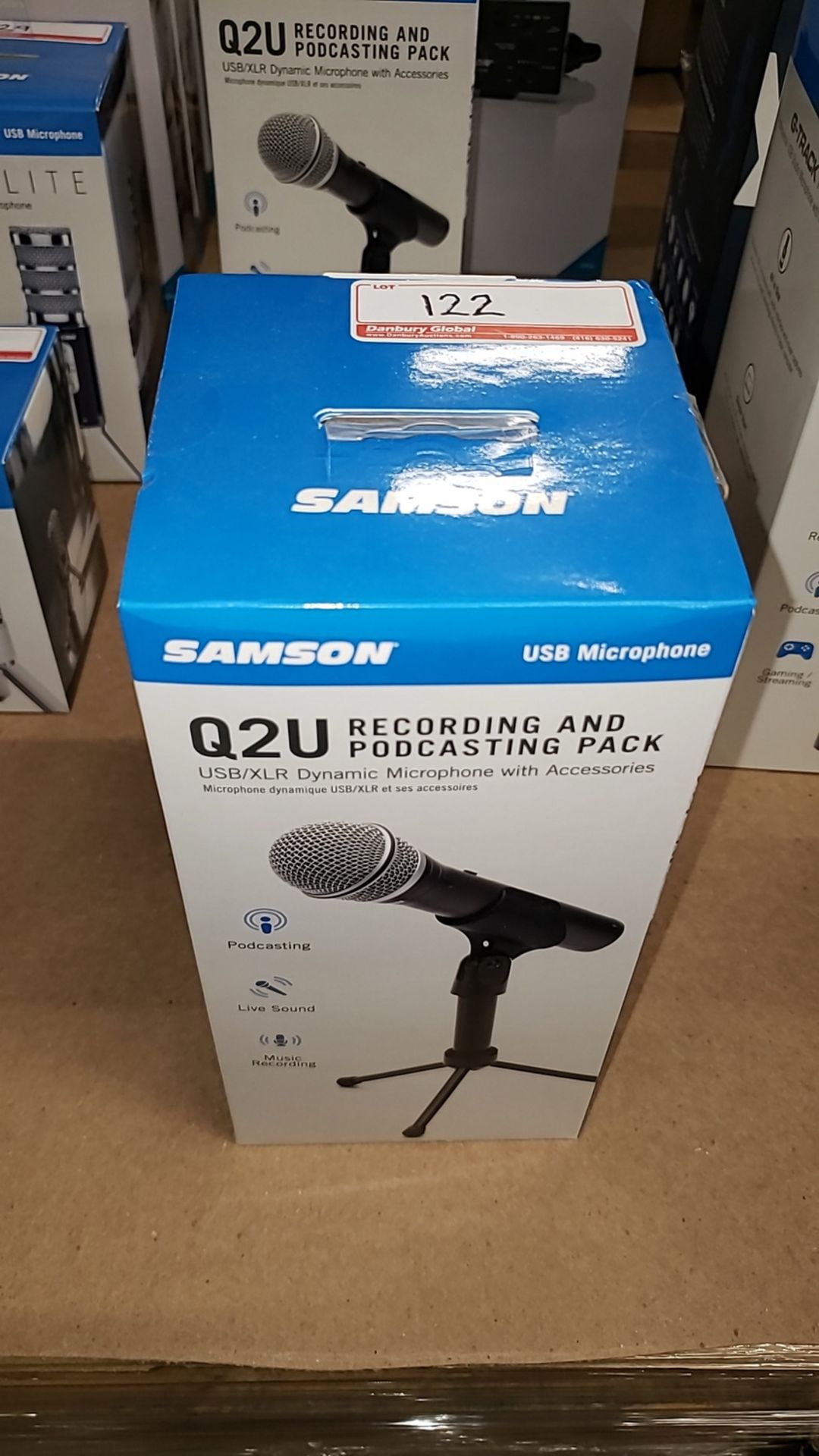 SAMSON Q2U RECORDING AND PODCASTING MIC PACK W/ ACCESSORIES - Image 2 of 2