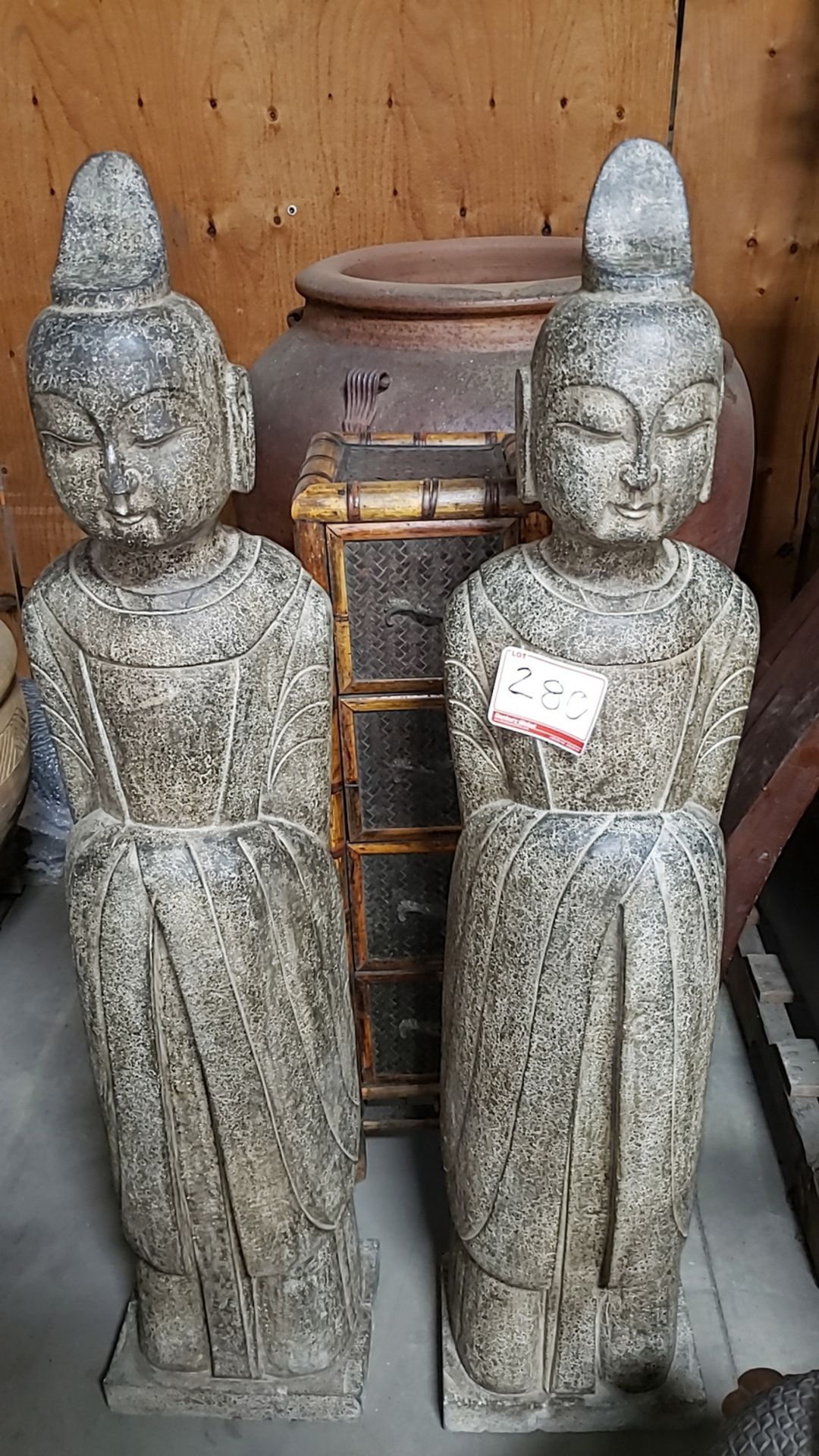 LOT - TWO STATUES