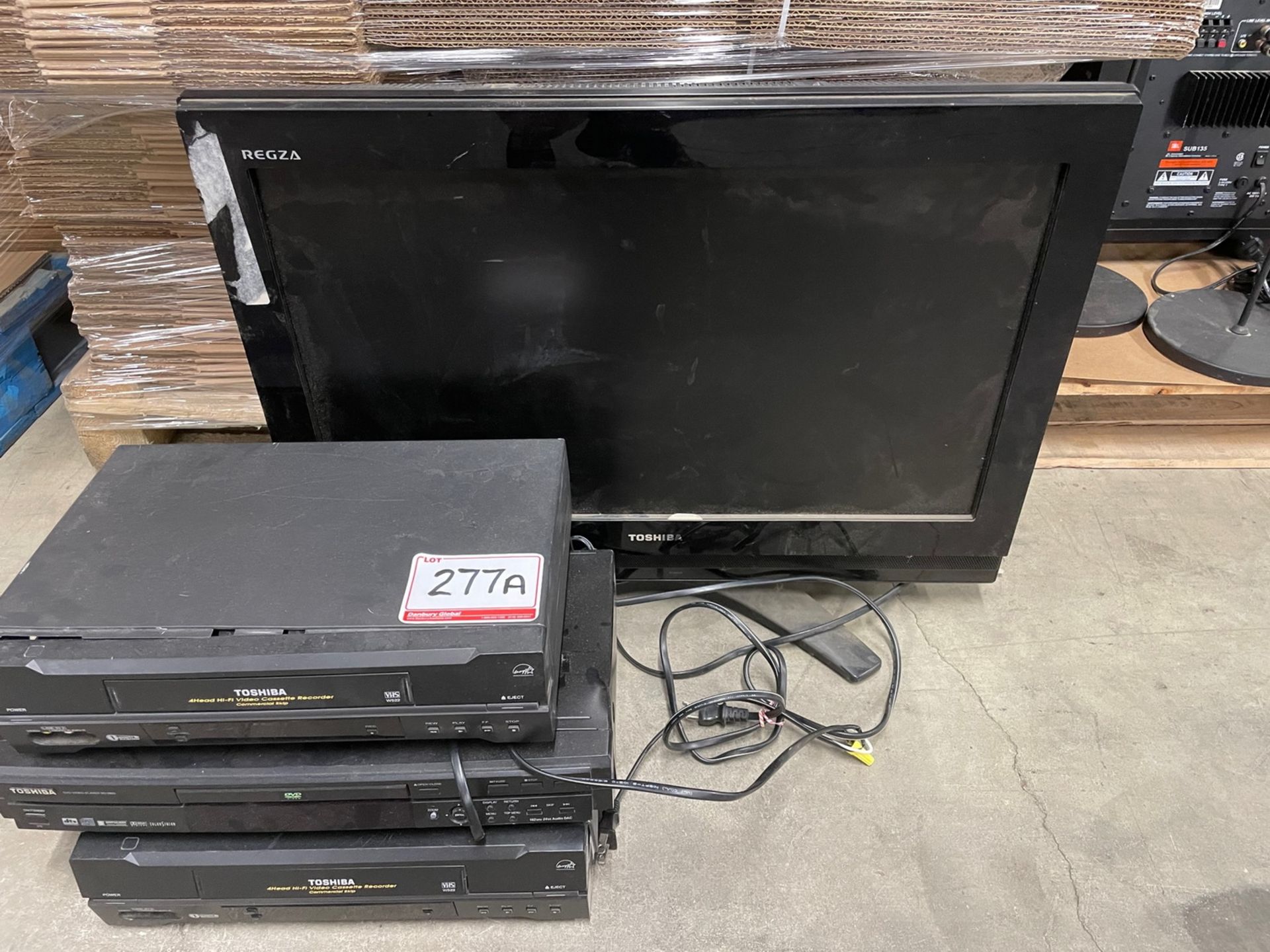LOT –TV, DVD PLAYER & (2) VCR PLAYERS