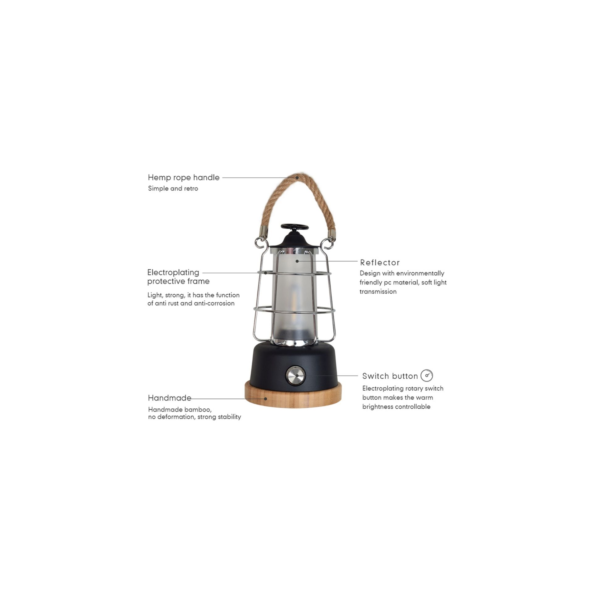 UNITS - LED RECHARGEABLE FLAME LIGHT 2500MAH CAMPING LANTERN (NEW IN BOX) (MSRP $90) - Image 2 of 3