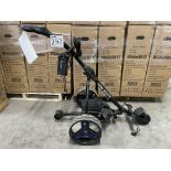 RBSM SPORTS G93R E-GOLF TROLLEY W/ REMOTE CONTROL (RENTAL UNIT) (TESTED - WORKING) (NEW COST $1,500)