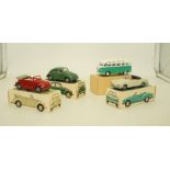 4 Wiking-VW-Modellautos, Maßstab 1:40, historisch