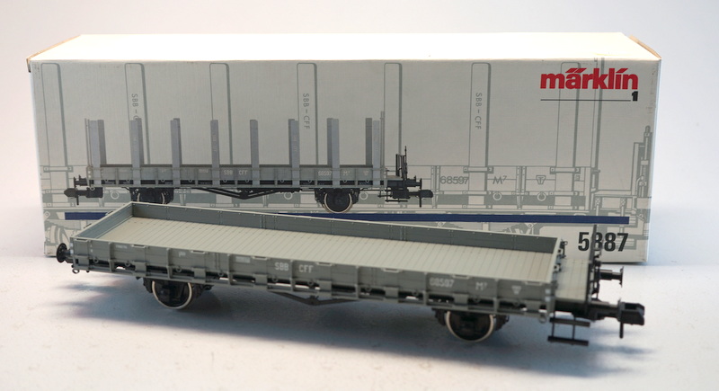 Märklin 5887, Rungenwagen der SBB, Spur 1, selten