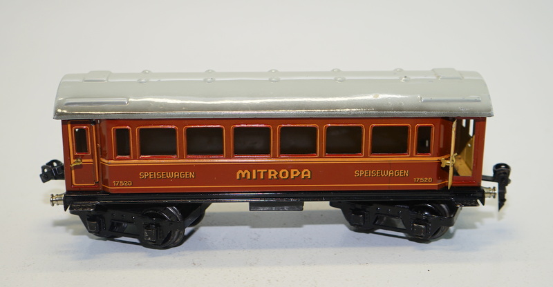 Märklin 1929ff, Gebr. Märklin & Cie., G.m.b.H. Göppingen: märklin-Speisewagen MITROPA bordeaux, Spur - Image 2 of 4