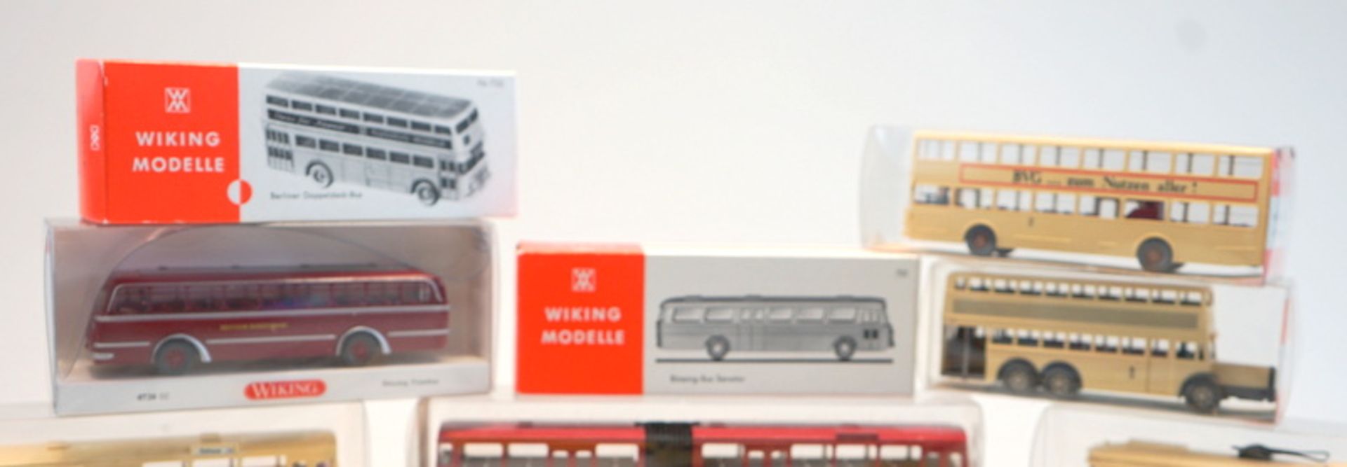 Sammlung Wiking Bus-Modelle 1:87, 12 Stück - Bild 2 aus 2