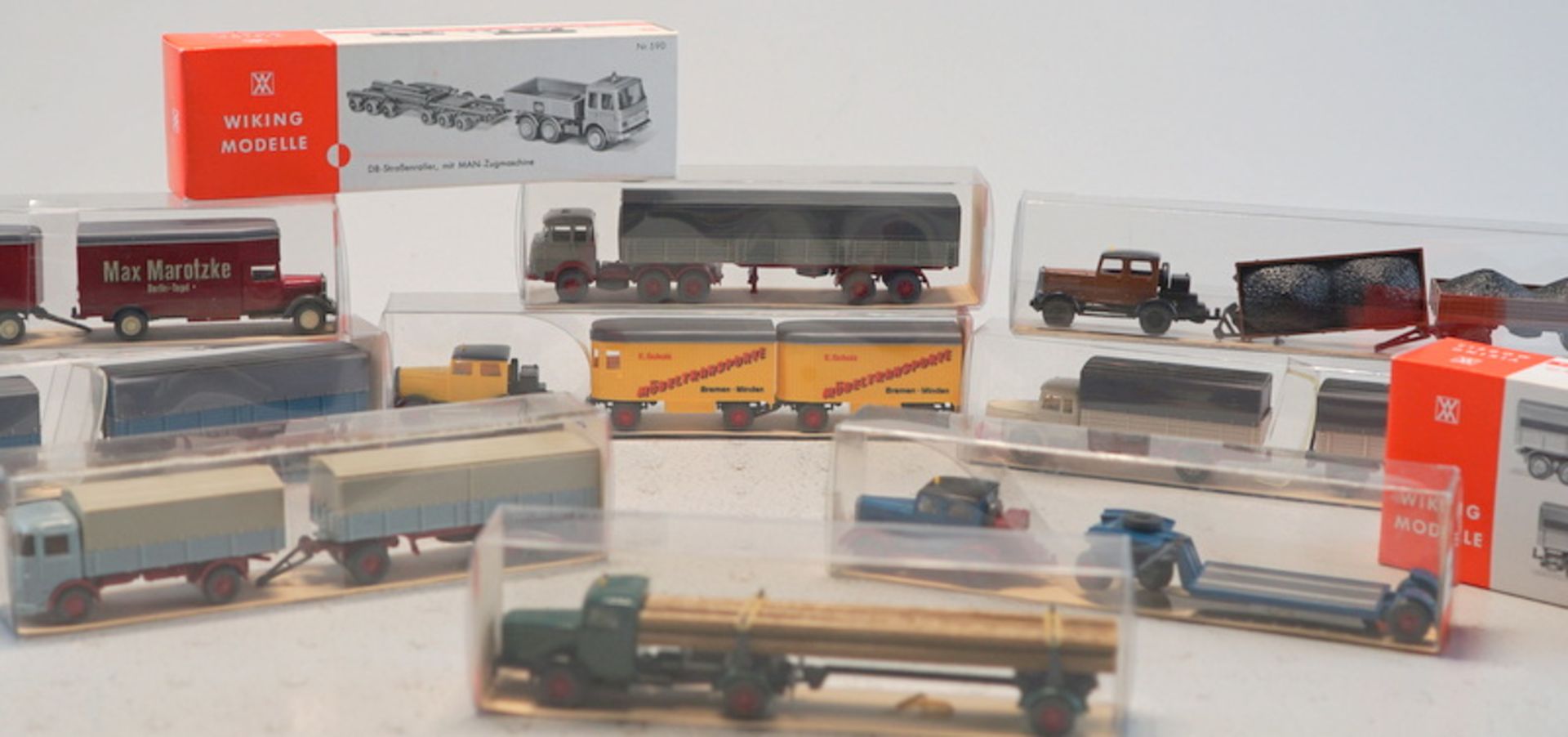 Sammlung Wiking LKW´s 1:87, 11 Stück - Bild 2 aus 2