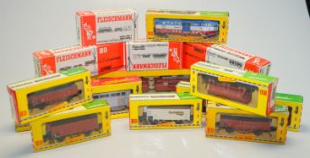 Sammlung von Fleischmann-Wagen, H0