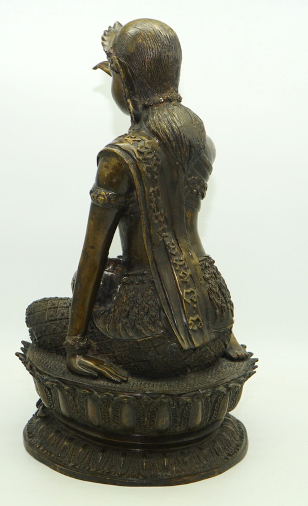 Adorantin aus Bronze Myanmar oder Thailand - Image 5 of 6