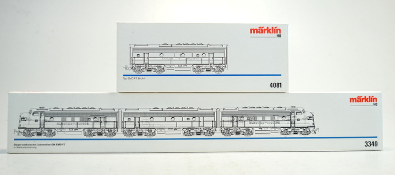 Märklin ab 1954, Gebr. Märklin & Cie., G.m.b.H. Göppingen: Diesel-Electric Lokomotive GM EMD F7 mit - Image 5 of 5