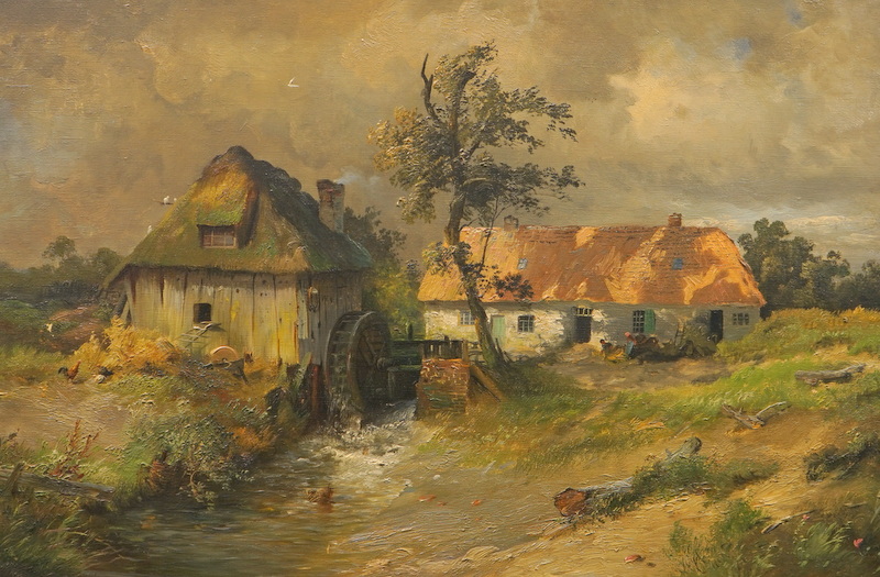 Köster, Paul Alexander: Wassermühle am Niederrhein - Image 2 of 3