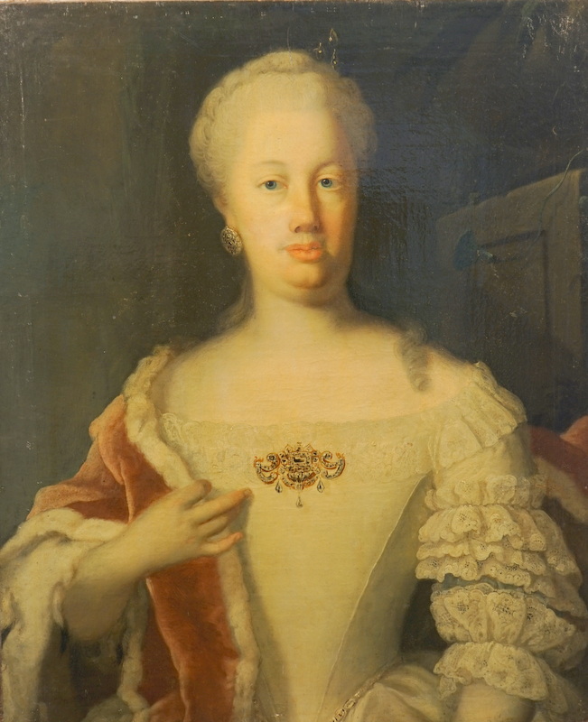 Porträt einer Hochadeligen- um 1760