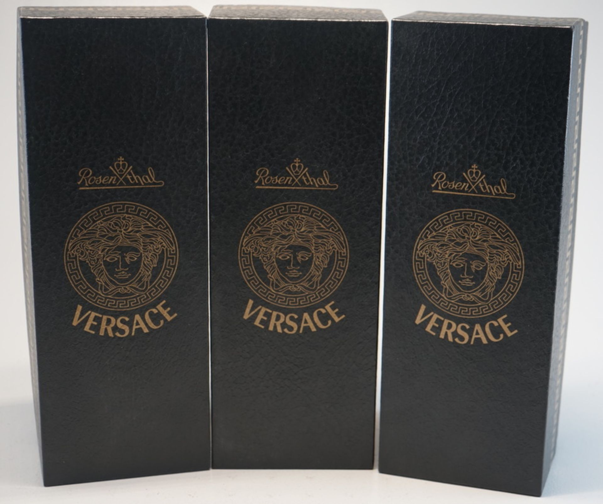 Rosenthal, Versace: Folge von 8 Weißweinpokalen "Medusa" - Image 3 of 3