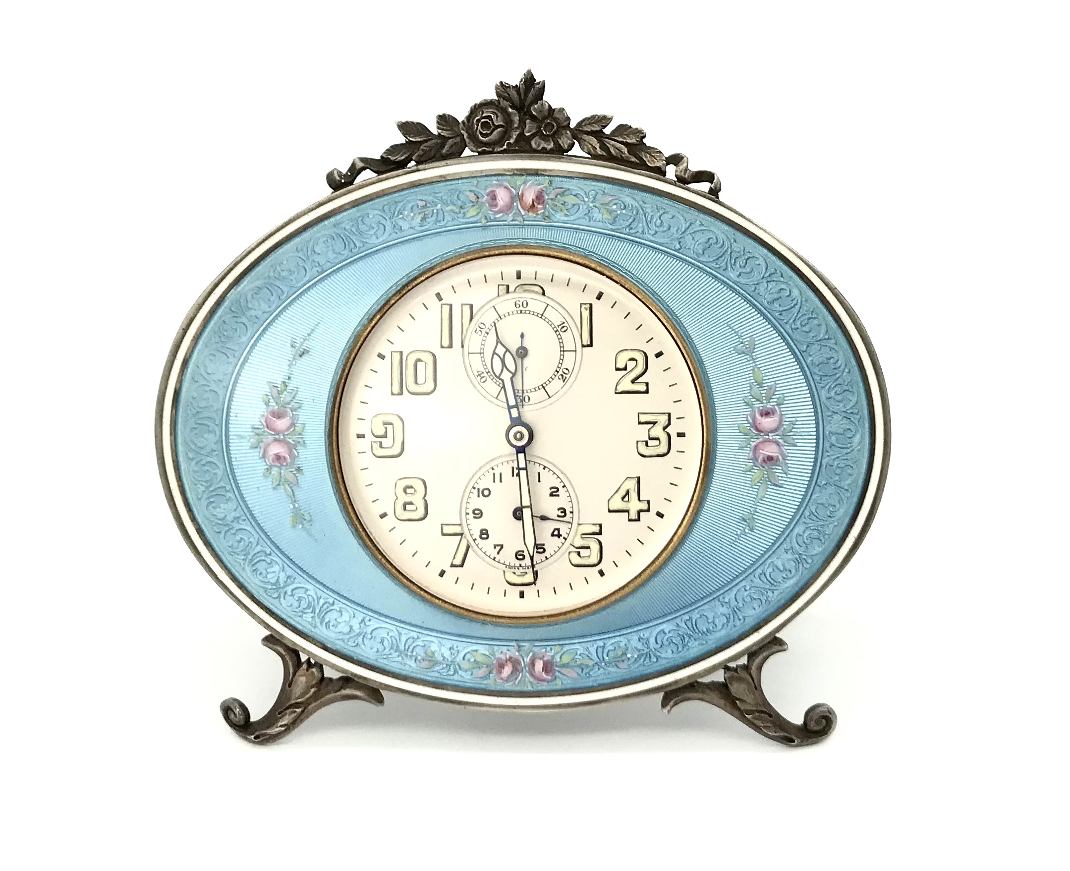 Vacheron & Constantin, Genève: seltener Reisewecker/Alarmclock 8 days, 1928