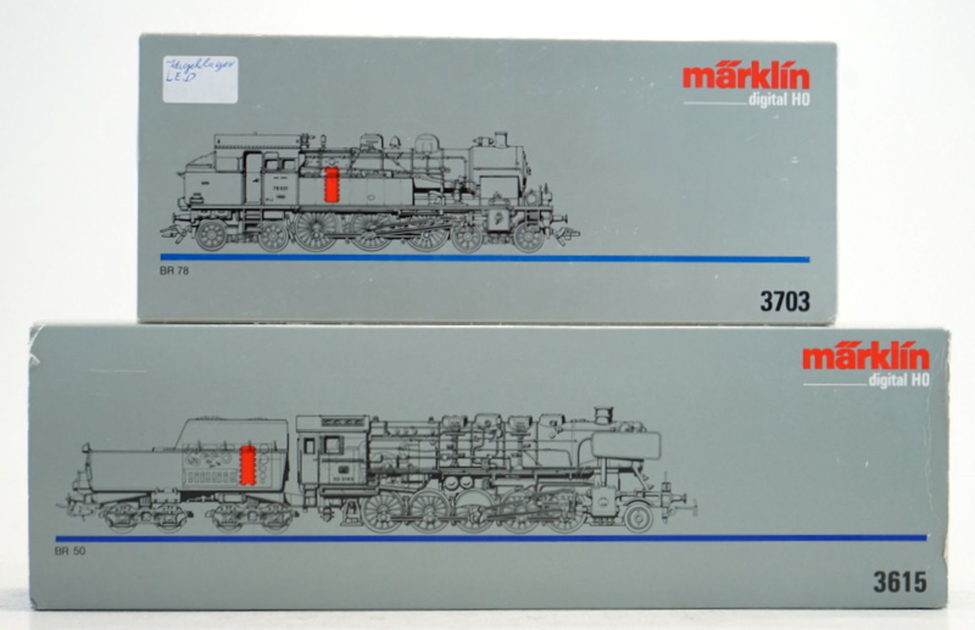 Märklin ab 1954, Gebr. Märklin & Cie., G.m.b.H. Göppingen: 2 märklin-Dampfloks, H0 digital. - Image 4 of 4