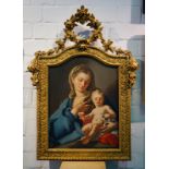 Mura, Francesco de (attr.): Maria mit dem Christuskind, Mitte 18.Jhd.