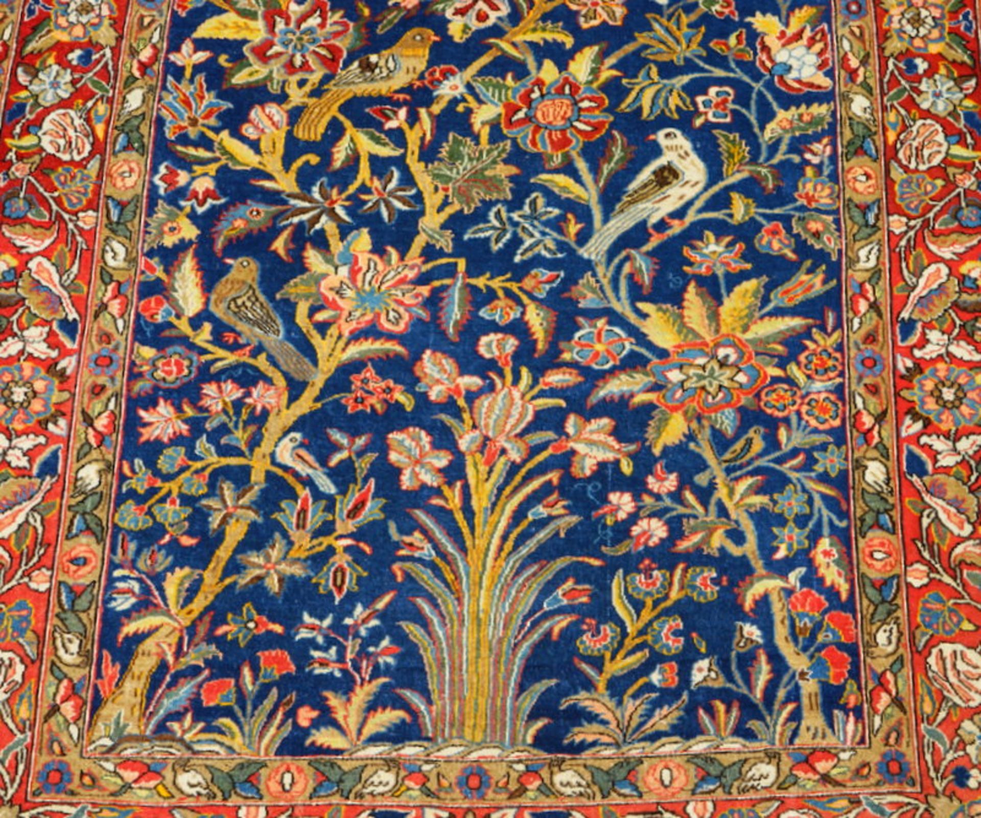 Teppich mit Paradiesadarstellung -Ghoum oder Kayseri - Image 3 of 5
