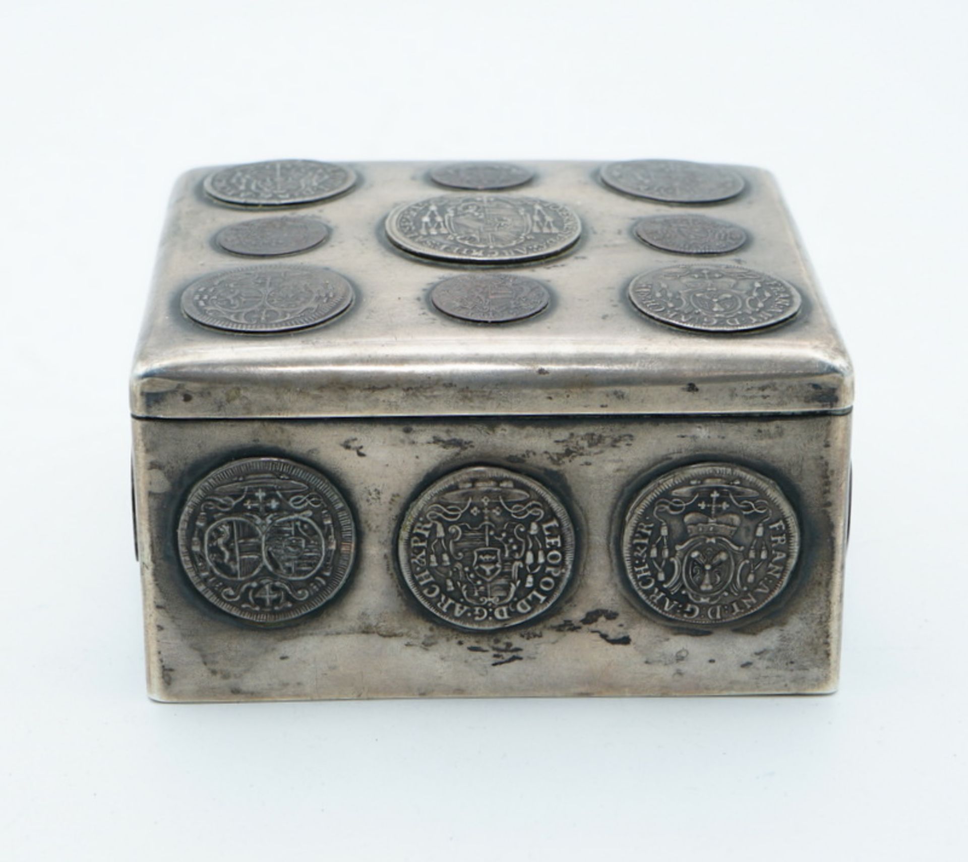 Münzschatulle mit 21 Barockmünzen - Image 2 of 4